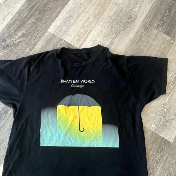 JIMMY EAT WORLD MENS DAMAGE SLIM FIT T-SHIRT - Picture 4 of 9
